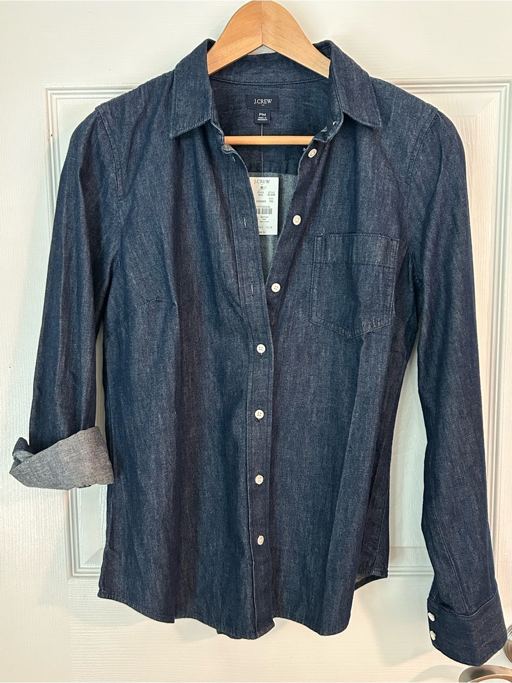 NWT J. Crew Factory Chambray Button-Down Shirt